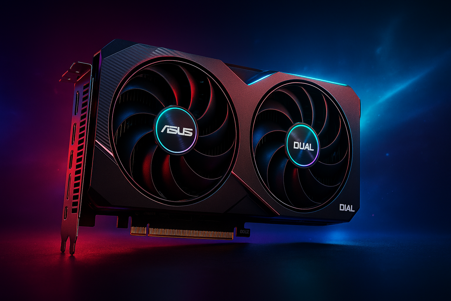 ASUS Nvidia GeForce RTX 4060 Dual OC V2 8G Graphics Card with Effects