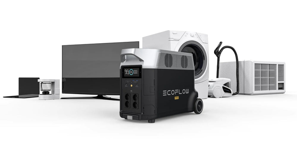 ECOFLOW DELTA PRO Portable Power Station - 3600W Output; 3600 Wh Battery; 1600W Solar -Int Socket | dynacor.co.za
