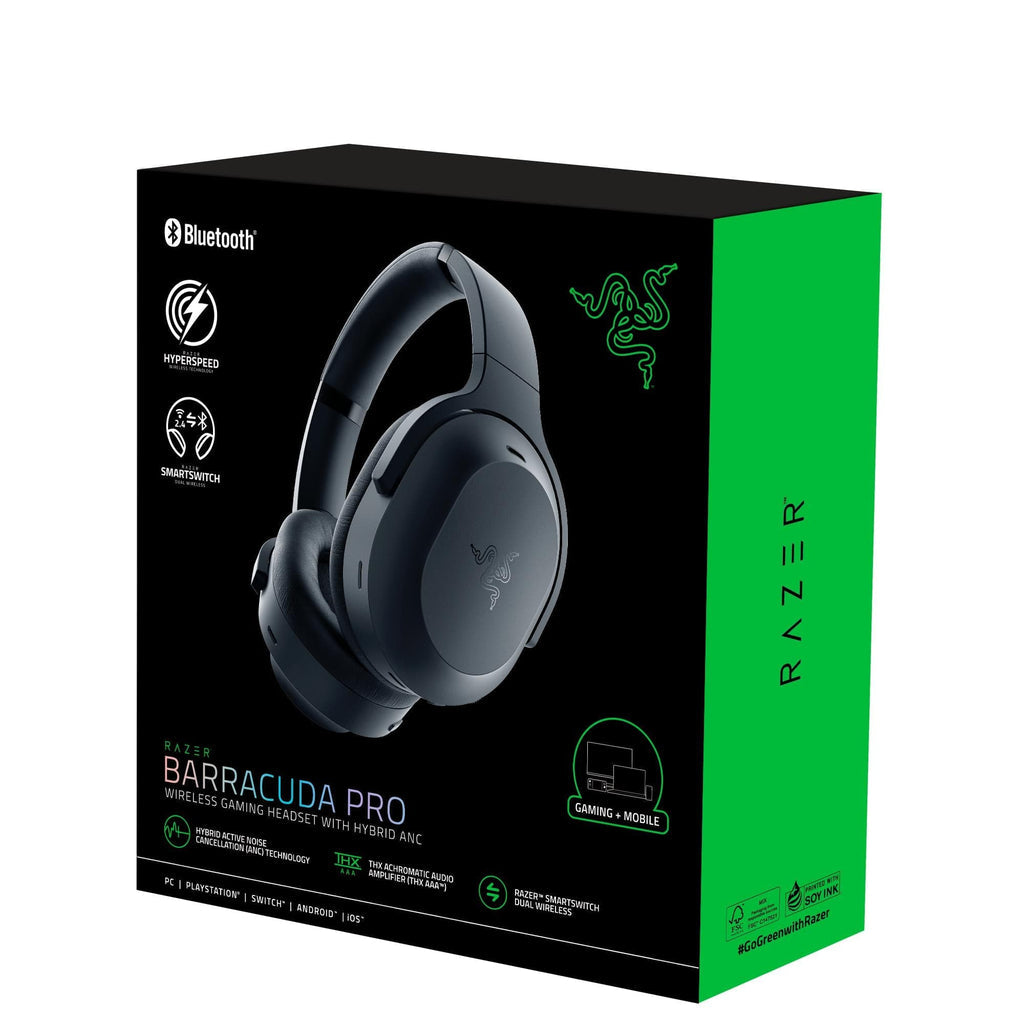 RAZER Barracuda Pro Wireless Gaming Headset Hybrid ANC | dynacor.co.za