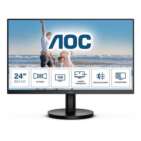 AOC 24B3HM Monitor 23.8' VA panel; 75hz; 1920x1080; 200 cd/m; response time 5ms; VGA; HDMI; Cables Incl; VESA; 4 year warranty. | dynacor.co.za