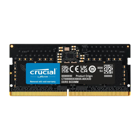 Crucial 32GB 4800MHz DDR5 SODIMM Notebook Memory | dynacor.co.za