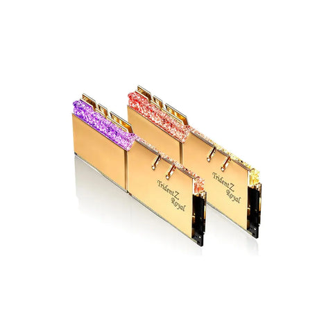 G.Skill Trident Z Royal DDR4-3600MHz CL18-22-22-42 1.35V 32GB (2x16GB) - Gold | dynacor.co.za