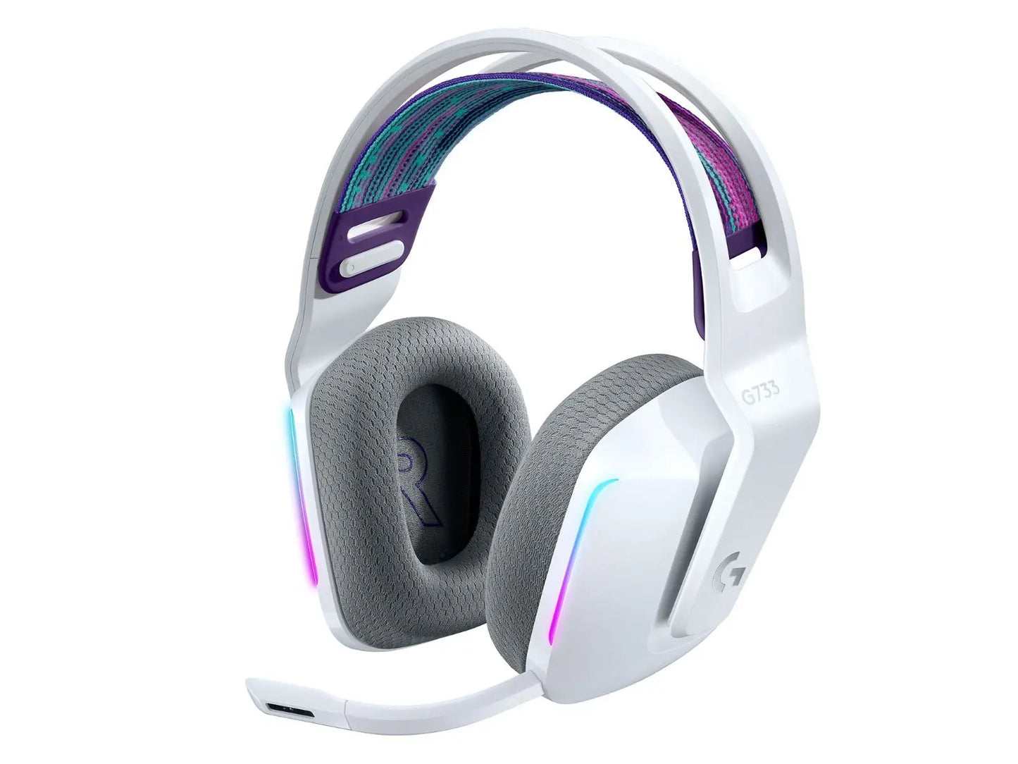 Logitech G733 LIGHTSPEED Wireless RGB Gaming Headset - WHITE | dynacor.co.za