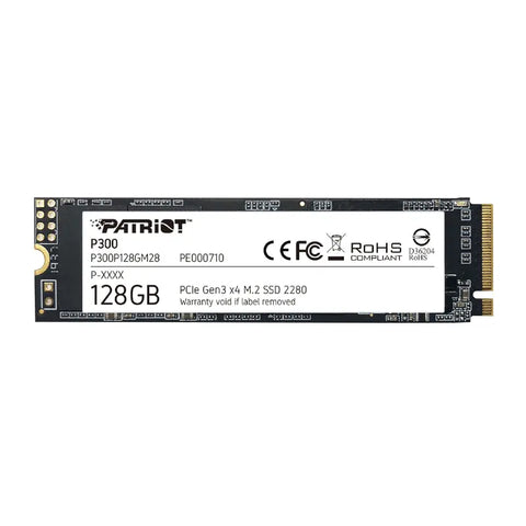 Patriot P300 128GB M.2 PCIe NVMe SSD | dynacor.co.za