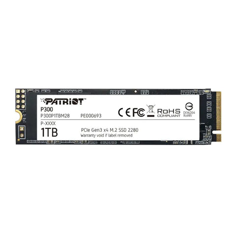 Patriot P300 1TB M.2 PCIe NVMe SSD | dynacor.co.za