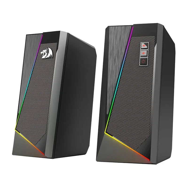 REDRAGON 2.0 Satellite Speaker ANVIL 2 x 3W RGB USB|Aux Gaming Speaker - Black | dynacor.co.za
