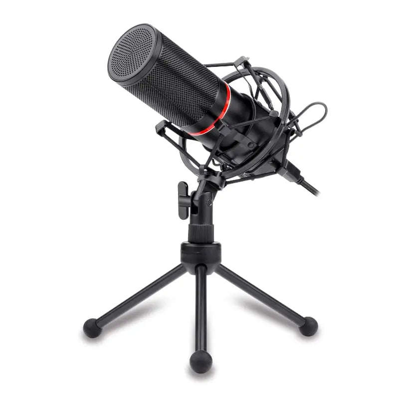 REDRAGON BLAZAR Cardioid USB Gaming Mic and Tripod - Black | dynacor.co.za