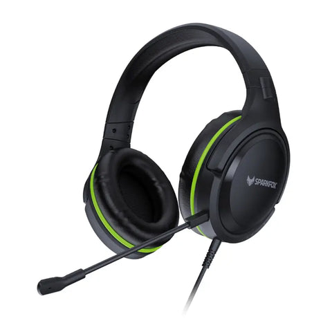 Sparkfox X-Box Series-X|S SF11 Stereo Headset - Black and Green | dynacor.co.za