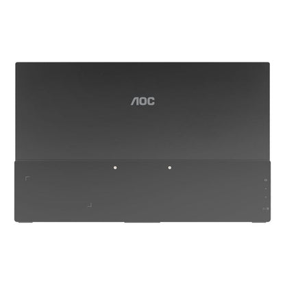 AOC-16T20 Monitor|USB C Powered|15.6 inch|IPS 1920x1080 60Hz| Mini HDMI|Portable|230nits|VESA Mount|Smart cover|3YR Warranty | dynacor.co.za