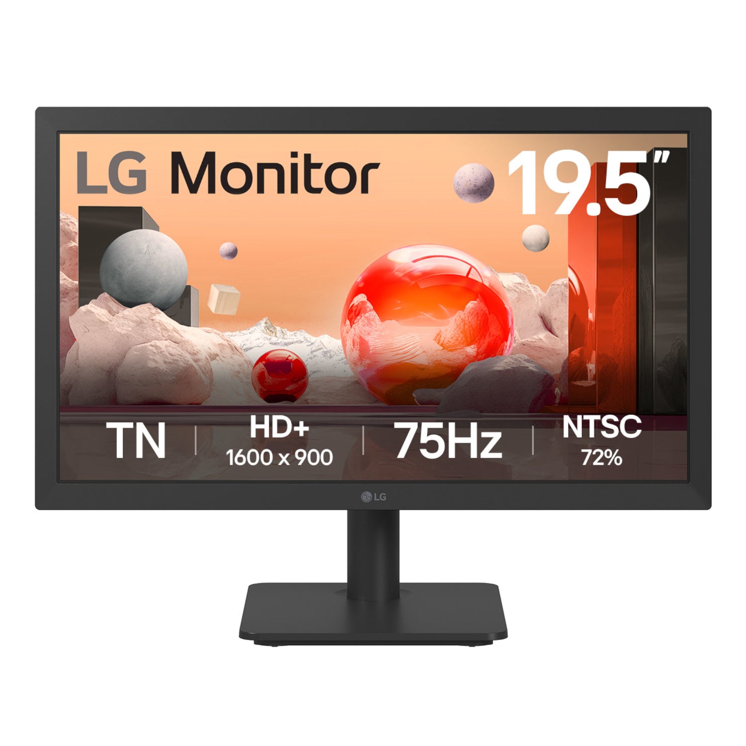 LG Essential 20" WSXGA TN Monitor 75Hz | dynacor.co.za