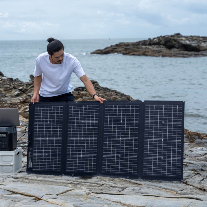 ECOFLOW 220W BI-FACIAL PORTABLE SOLAR PANEL | dynacor.co.za