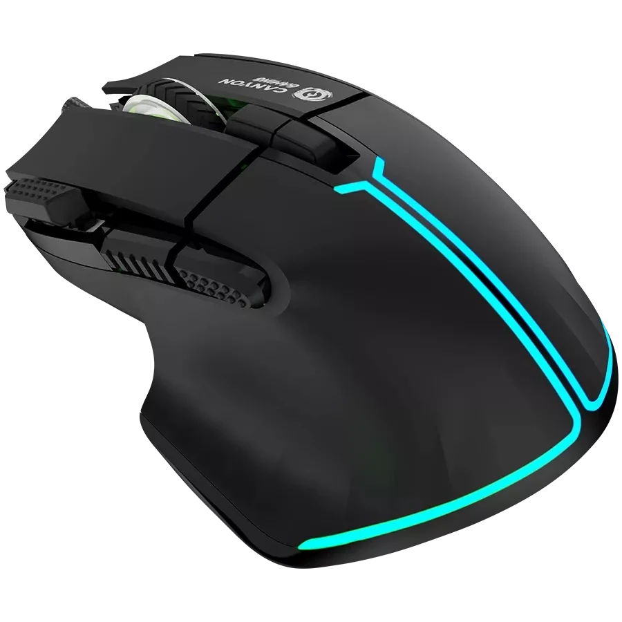 CANYON Gaming Mouse Fortnax GM-636 RGB 9buttons Wired Black | dynacor.co.za