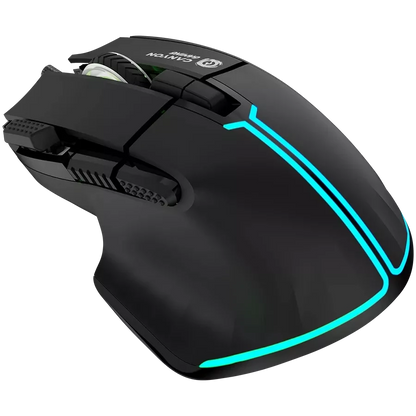 CANYON Gaming Mouse Fortnax GM-636 RGB 9buttons Wired Black | dynacor.co.za