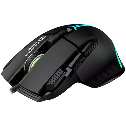 CANYON Gaming Mouse Fortnax GM-636 RGB 9buttons Wired Black | dynacor.co.za