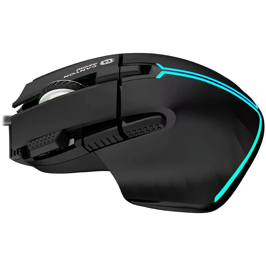 CANYON Gaming Mouse Fortnax GM-636 RGB 9buttons Wired Black | dynacor.co.za