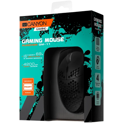 CANYON Gaming Mouse Puncher GM-11 RGB 7buttons Wired Black | dynacor.co.za