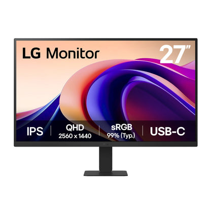 LG UltraFine 27" QHD IPS Monitor 100Hz with USB-C | dynacor.co.za