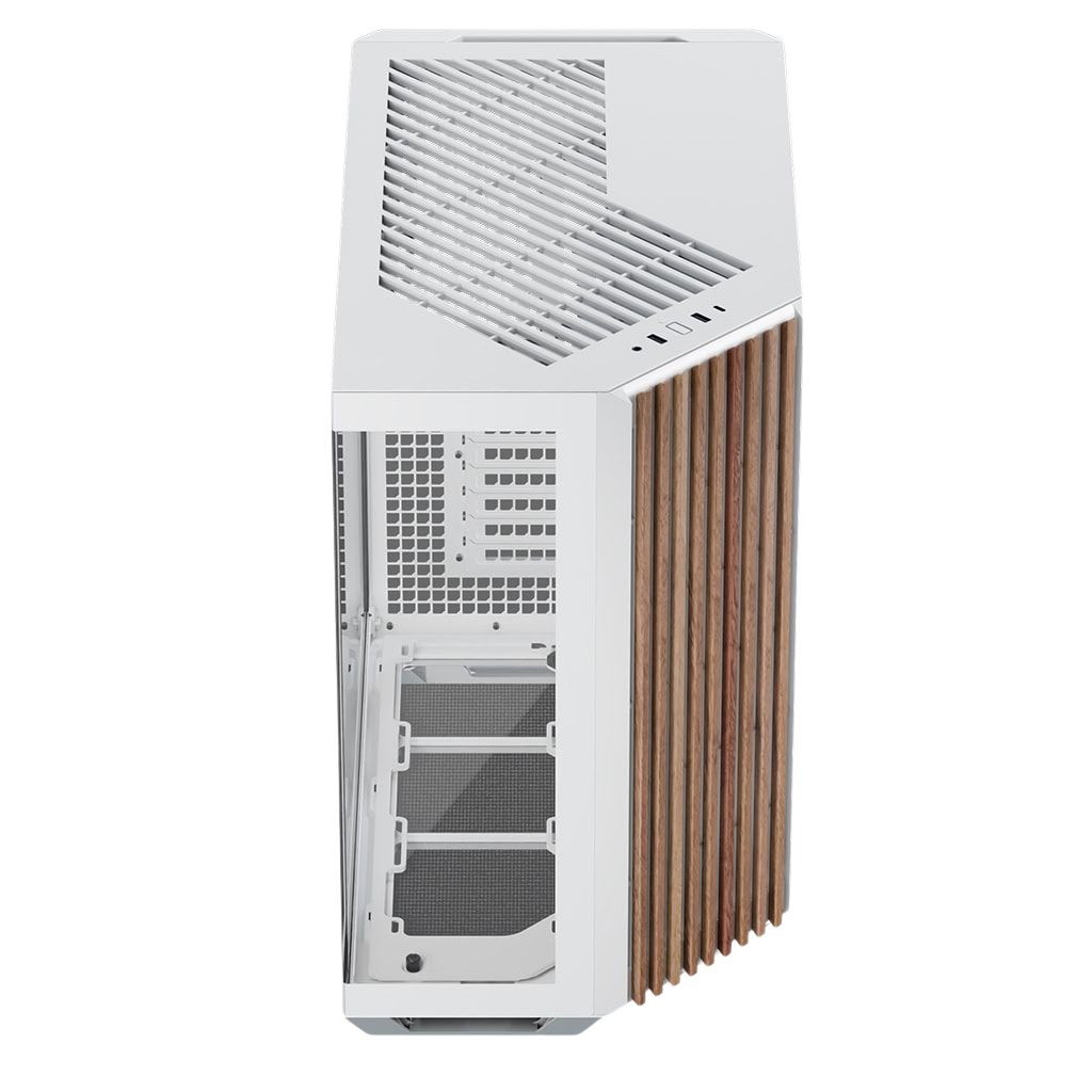 Aerocool APNX V1 premium White and Wood mid-tower ATX case -Supports up to 10 fans -  6x2.5'' or 2x 3.5'' - 360mm radiator - | dynacor.co.za