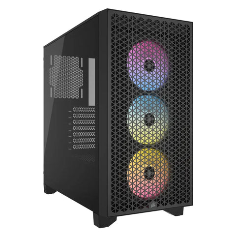 3000D RGB Tempered Glass Mid-Tower- Black | dynacor.co.za