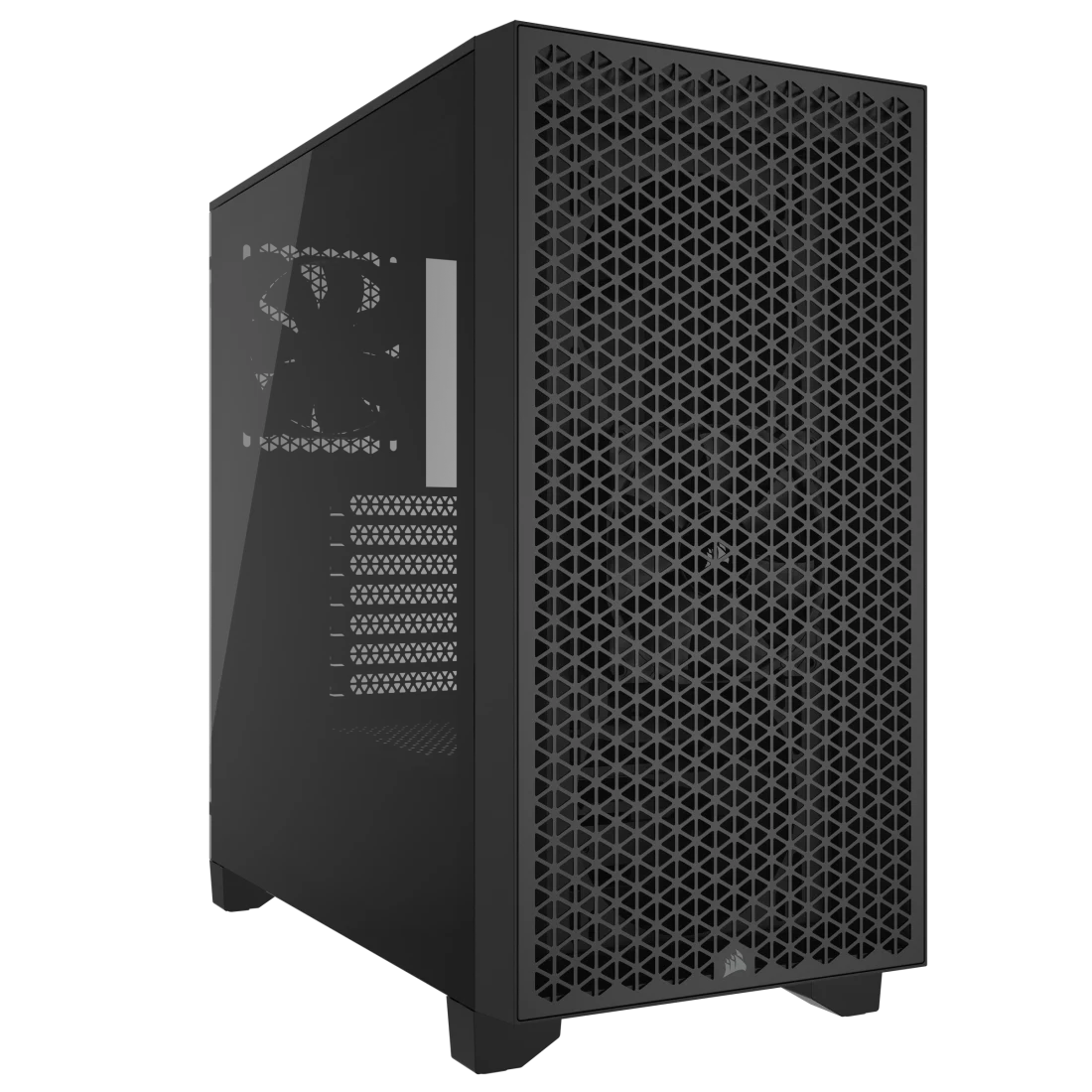 CORSAIR 3000D AIRFLOW Black Mid-Tower PC Case; 2x 3.5'' |  2x 2.5'' Drive Bays; Up to 360mm Radiator compatible; 2x 120mm fan incl | dynacor.co.za