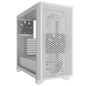 CORSAIR 3000D AIRFLOW White Mid-Tower PC Case; 2x 3.5'' |  2x 2.5'' Drive Bays; Up to 360mm Radiator compatible; 2x 120mm fan incl | dynacor.co.za