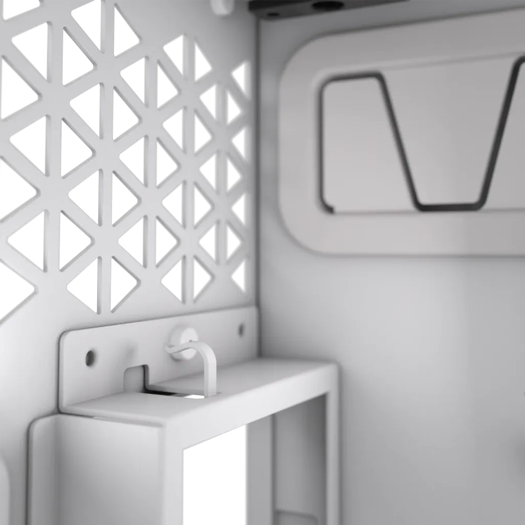 CORSAIR 6500X RGB Mid-Tower White Dual Chamber PC Case; 2x 3.5'' |  2x 2.5'' Drive Bays; 360mm Radiator compatible; 3x 120mm fan incl | dynacor.co.za