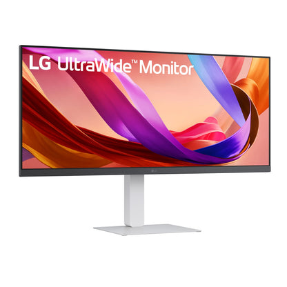 LG UltraWide 34" FHD IPS White Monitor 100Hz USB-C incl Speaker | dynacor.co.za