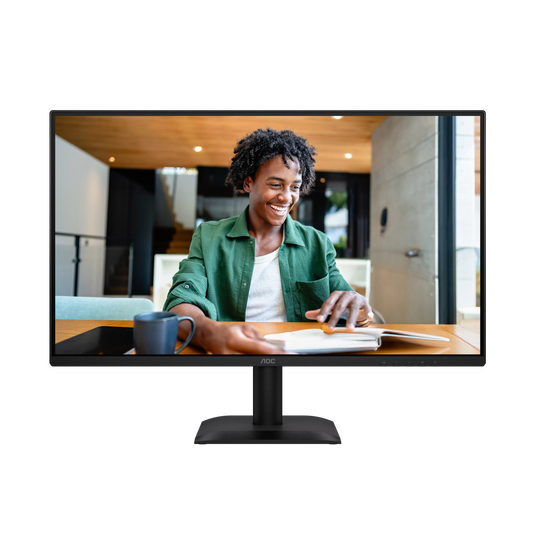 AOC-27E40L Monitor  27'' FHD 1920x1080 144Hz 0;5ms; DP HDMI; TUV Circular Polarization;Internal PSU Adaptive Sync; 3YR Warranty | dynacor.co.za