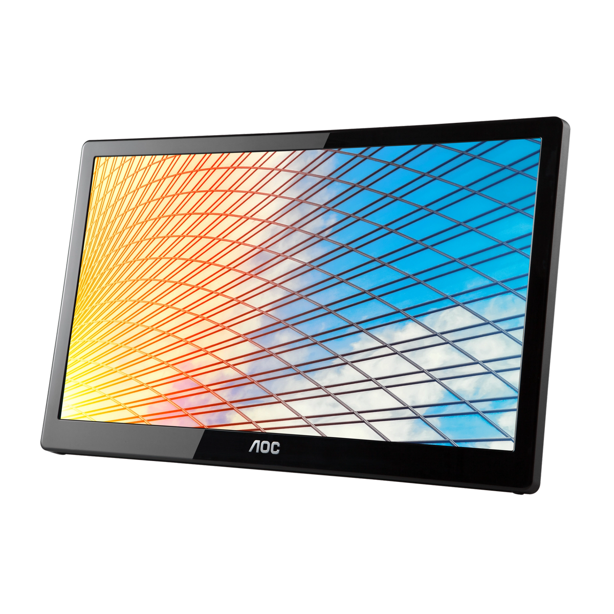 AOC-E1659FWU Montor|USB powered||15.6 inch|HD 1368x768| VESA|USB 3.0|Pivot|Sleave | dynacor.co.za