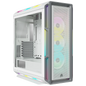 CORSAIR 5000T RGB White Tempered Glass Mid-Tower; 2x 3.5'' |  4x 2.5'' Drive Bays; Up to 360mm Radiator compatible; 4x 120mm fan incl | dynacor.co.za