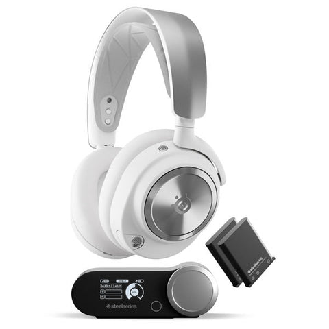 SteelSeries  Arctis Nova Pro Wireless Gaming Headset for PC and Playstation - White | dynacor.co.za