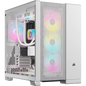 CORSAIR 6500D Airflow White Tempered Glass Mid-Tower; 2x 3.5'' |  2x 2.5'' Drive Bays; Up to 360mm Radiator compatible | dynacor.co.za