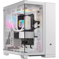 CORSAIR 6500X RGB Mid-Tower White Dual Chamber PC Case; 2x 3.5'' |  2x 2.5'' Drive Bays; 360mm Radiator compatible; 3x 120mm fan incl | dynacor.co.za