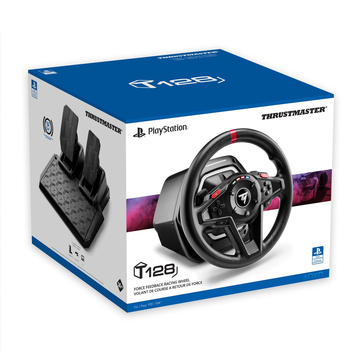 Thrustmaster T128P Racing Wheel & Pedal for PlayStation | dynacor.co.za
