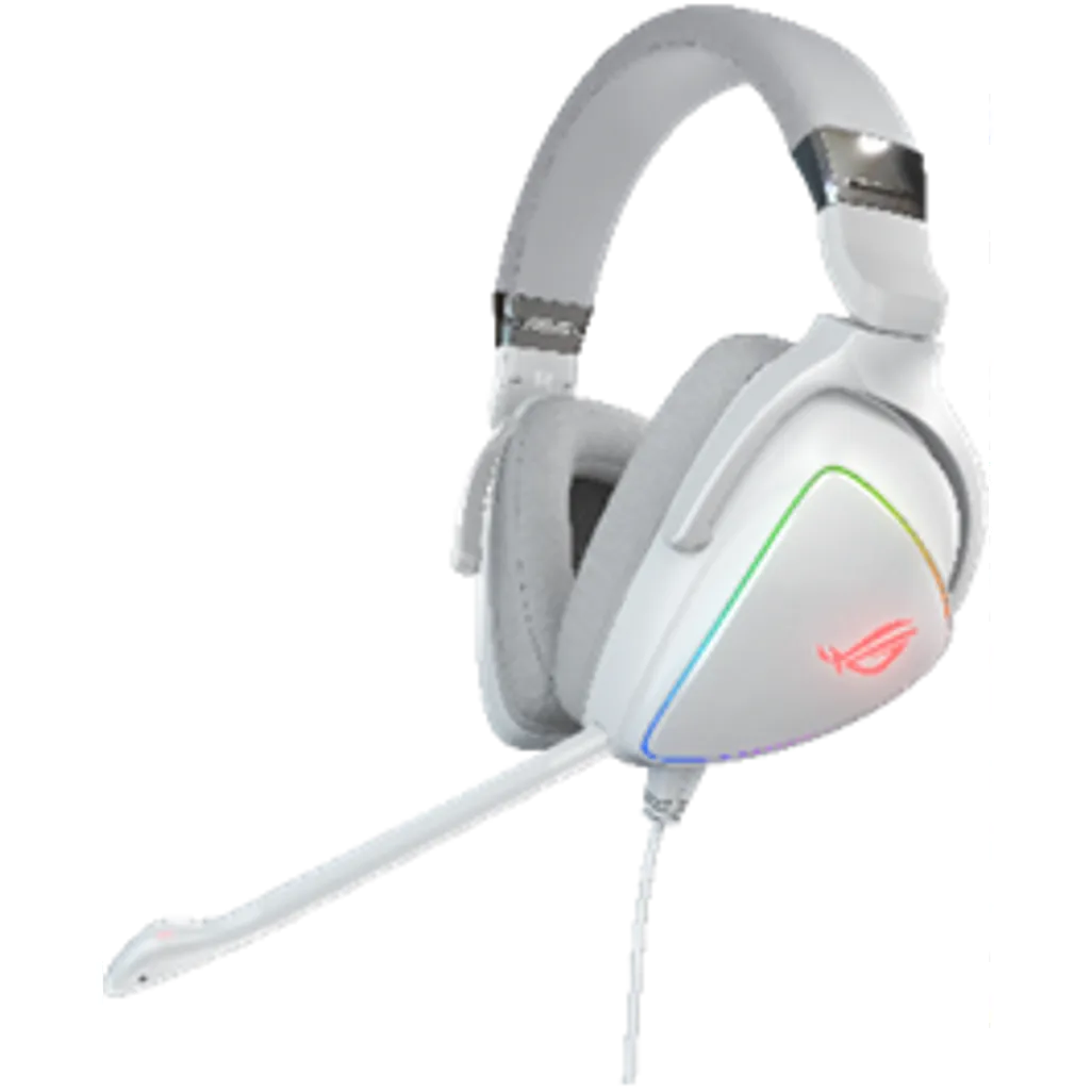 ASUS ROG Delta White Edition Headset Wired Head-band Gaming USB Type-C | dynacor.co.za