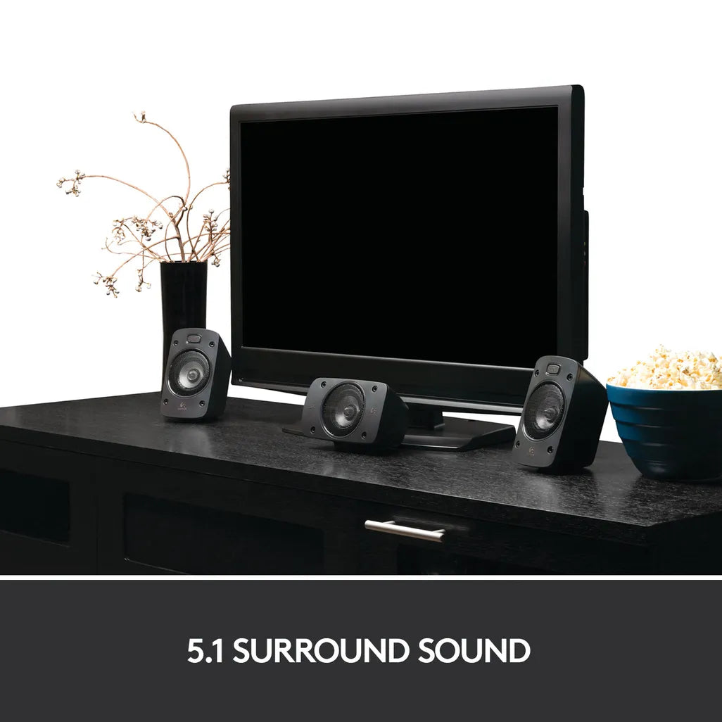 Logitech Z906 Thx Surround Sound 500 W Black 5.1 channels | dynacor.co.za