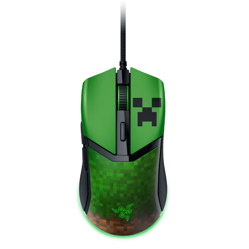 RAZER Cobra Lightweight 58g Wired Gaming Mouse - Minecraft | dynacor.co.za