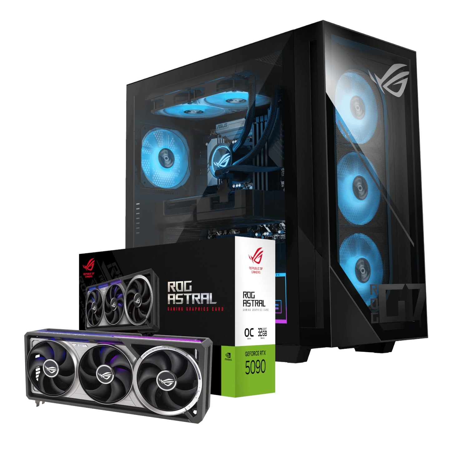 Asus ROG G700 Intel® Core™ Ultra 5 Windows 11 Gaming PC (RTX 5090 OC | 16GB DDR5 | 1TB NVMe) | dynacor.co.za
