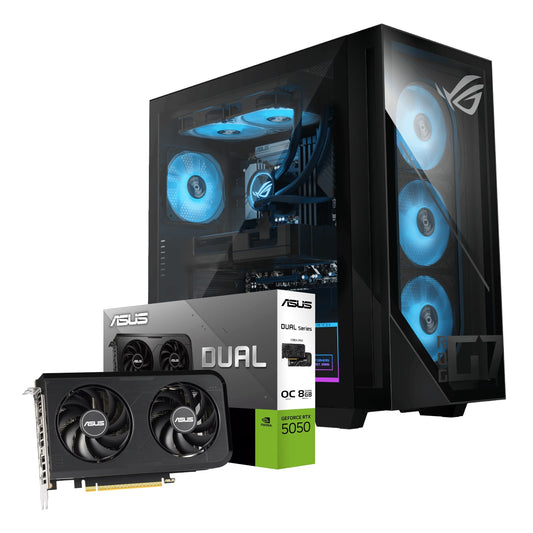Asus ROG G700 Intel® Core™ Ultra 5 Windows 11 Gaming PC (RTX 5050 Dual | 16GB DDR5 | 1TB NVMe) | dynacor.co.za