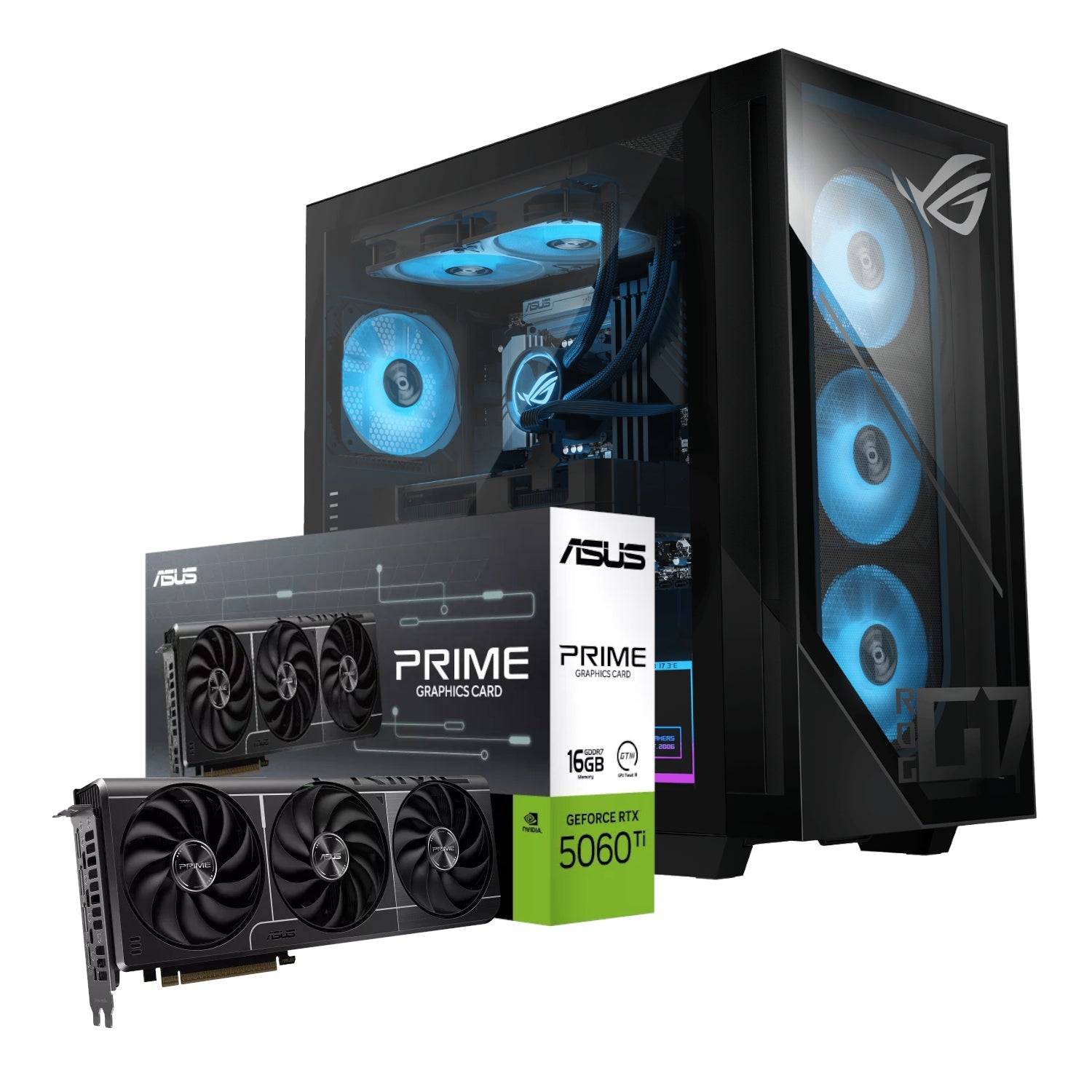 Asus ROG G700 Intel® Core™ Ultra 5 Windows 11 Gaming PC (RTX 5060 Ti PRIME | 16GB DDR5 | 1TB NVMe) | dynacor.co.za