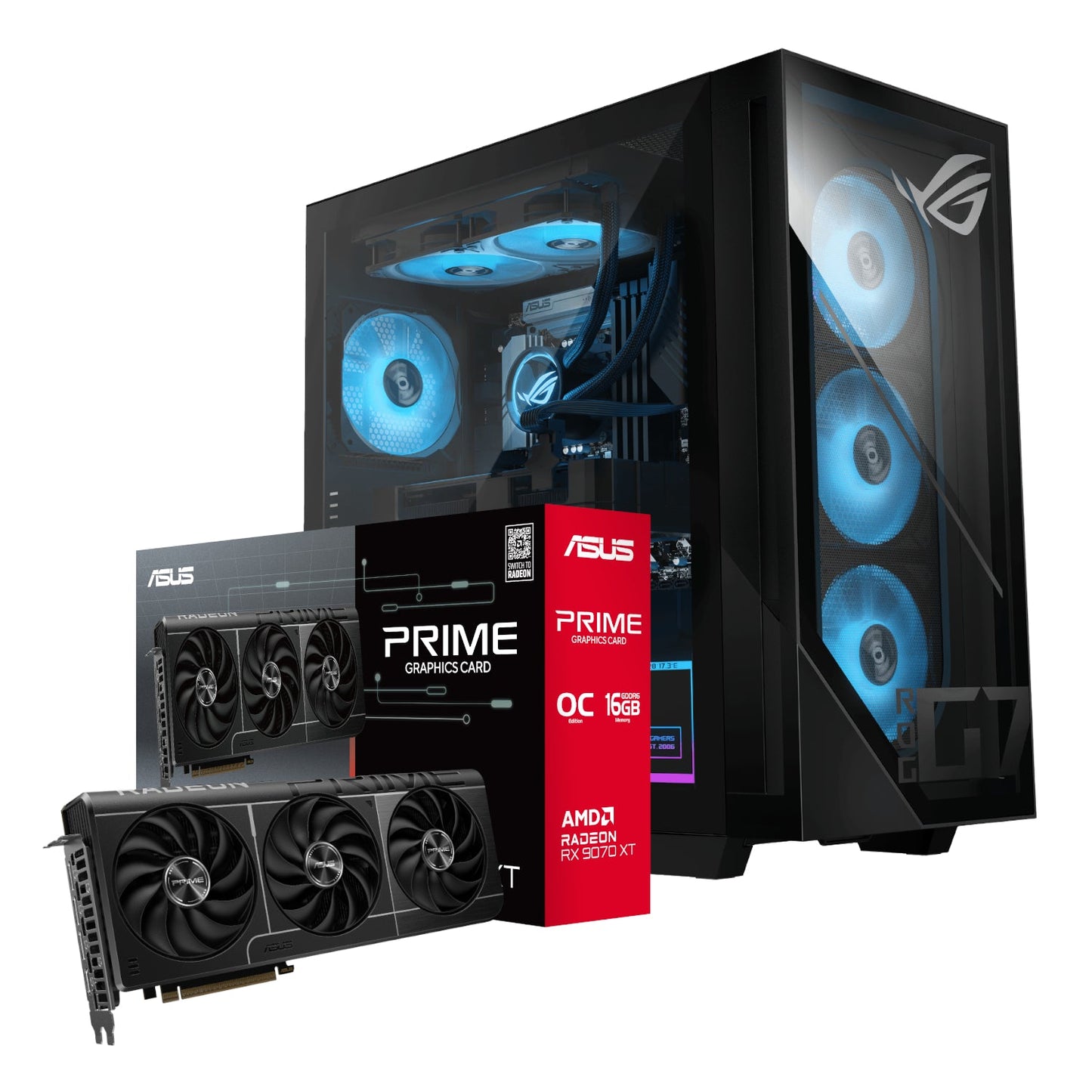 Asus ROG G700 Intel® Core™ Ultra 5 Windows 11 Gaming PC (RX 9070 XT PRIME | 16GB DDR5 | 1TB NVMe) | dynacor.co.za
