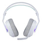 Logitech Wireless Gaming Headset with LIGHTSYNC RGB |  2.4GHZ Detachable Mic - White|USB-A LIGHTSPEED Wireless Receiver |  Wired USB-A US | dynacor.co.za