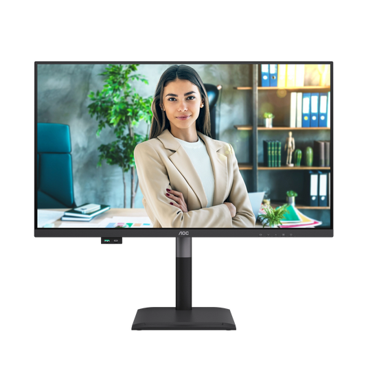 AOC Q32P4C 31.5''W|QHD 100Hz|1H1DP3USB-C(96W/15W);USB hub;Spk; G-sensor| KVM; HAS; Pivot; Swivel|3YR Warranty | dynacor.co.za