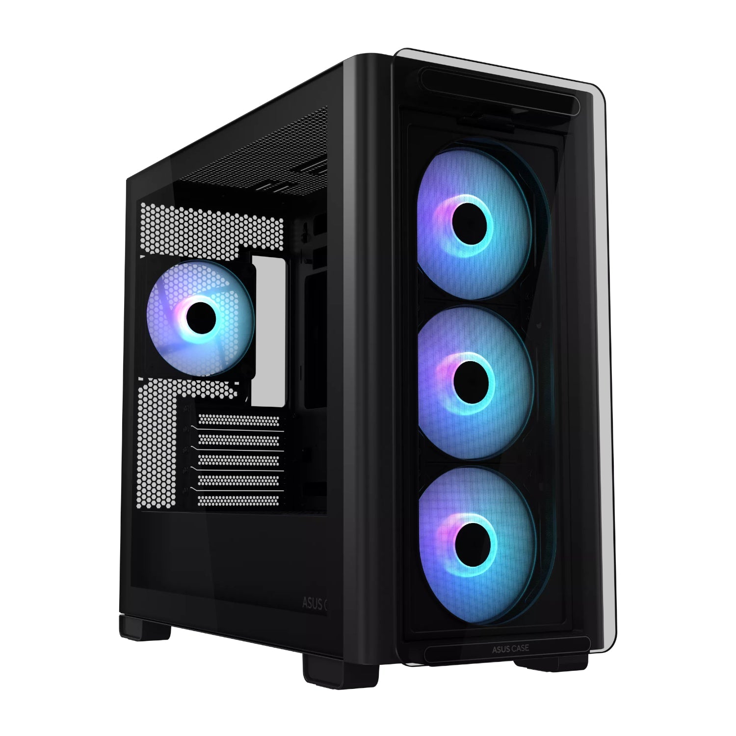Asus A23 PLUS ARGB Micro-ATX Gaming Chassis - Black | dynacor.co.za