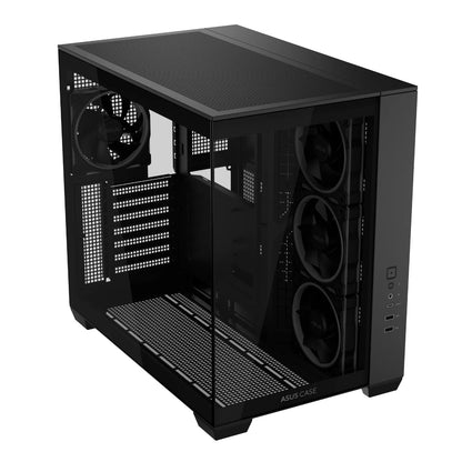 Asus A32 PLUS ARGB ATX Gaming Chassis – Black | dynacor.co.za