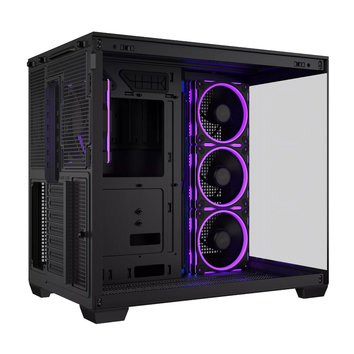 Asus A32 PLUS ARGB ATX Gaming Chassis – Black | dynacor.co.za