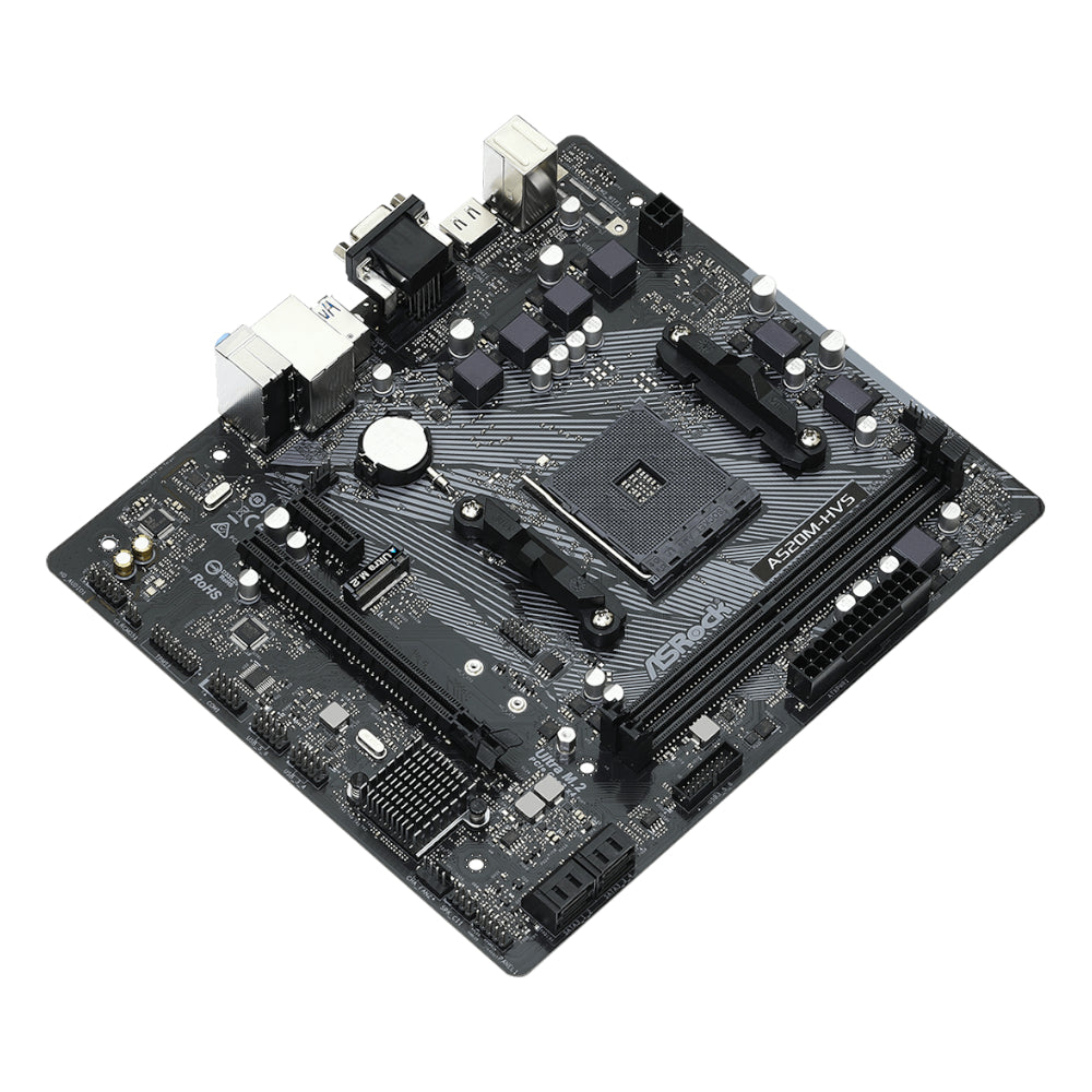 ASRock A520M-HVS AMD AM4 M-ATX Motherboard | dynacor.co.za