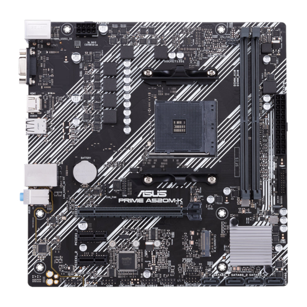 ASUS PRIME A520M-K AM4 M-ATX Motherboard | dynacor.co.za