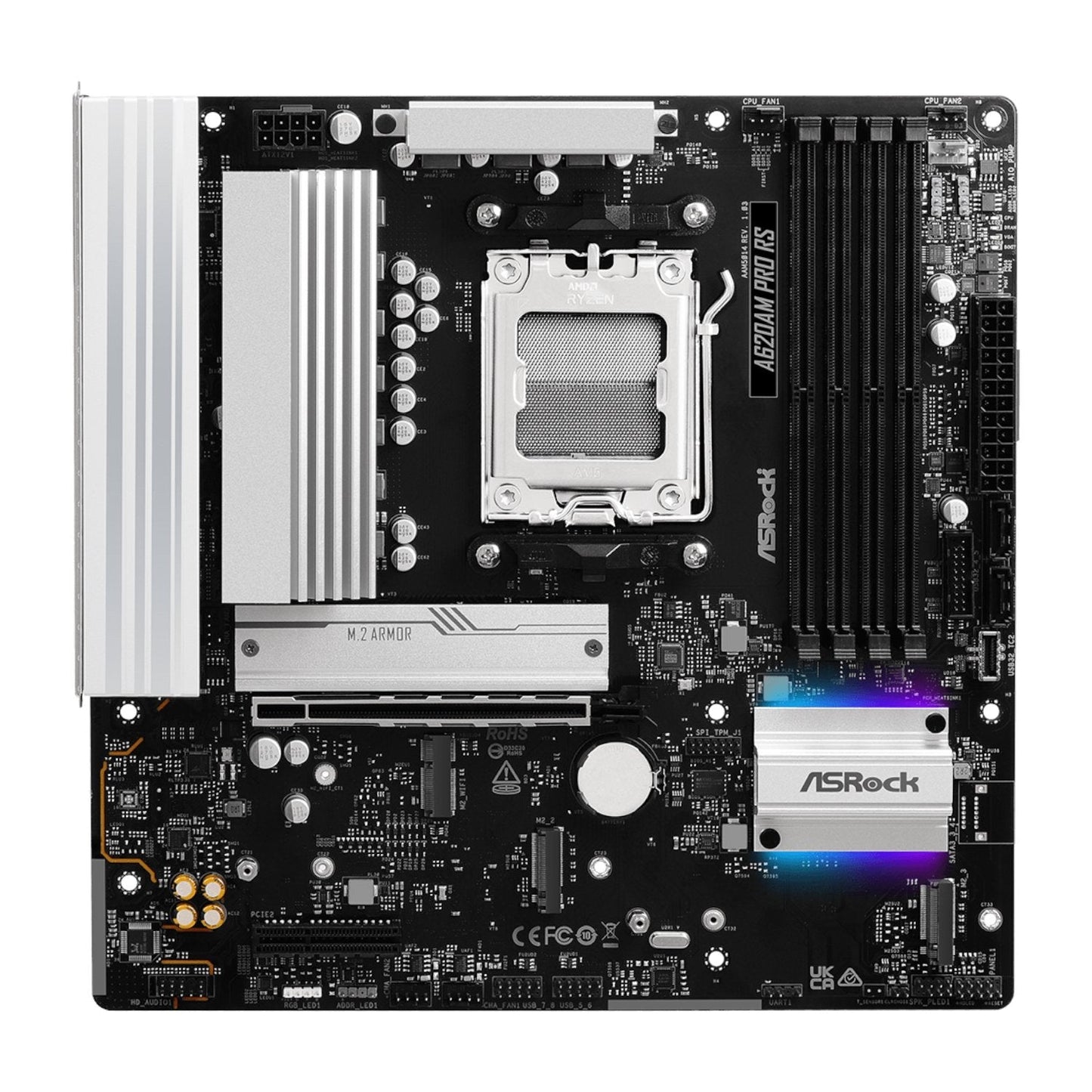 ASRock A620AM Pro RS AM5 M-ATX Motherboard | dynacor.co.za