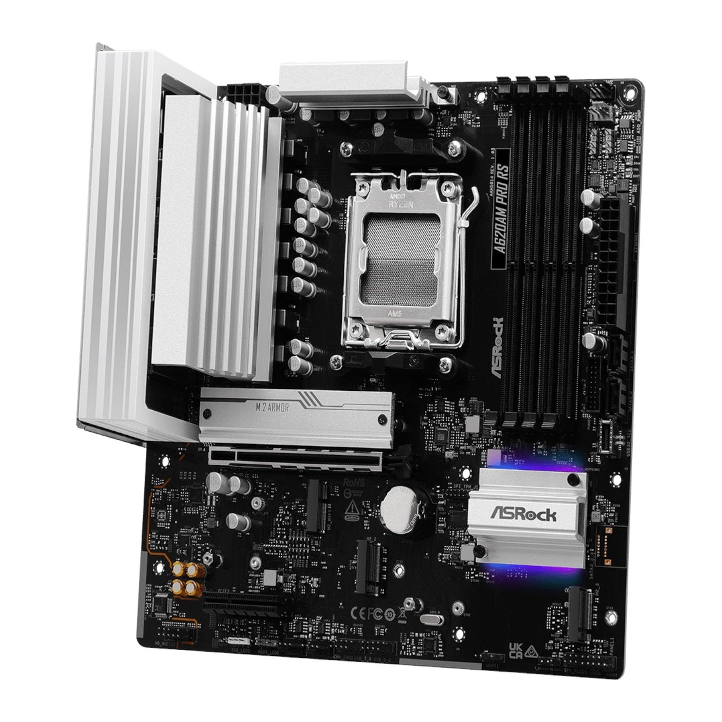 ASRock A620AM Pro RS AM5 M-ATX Motherboard | dynacor.co.za